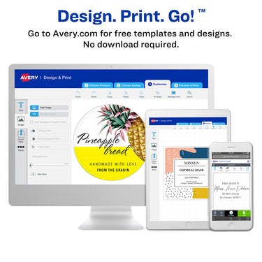 Avery Printable Blank Gift Tags with Sure Feed, 2